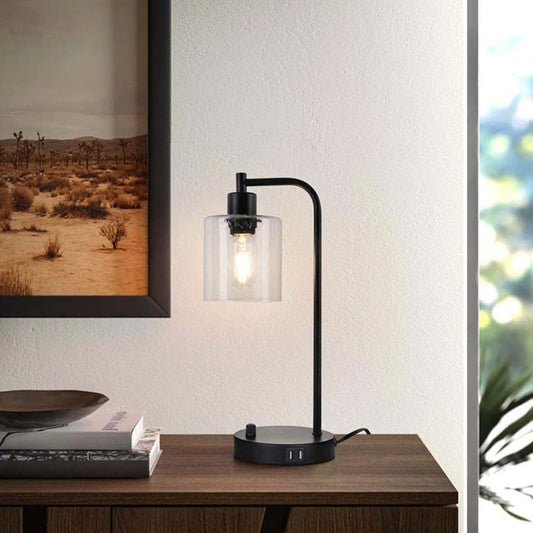 Dimmable Creative Dual USB Charging Bedside Lamp