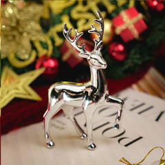 Luxury Christmas Gold Resin Deer Statue Decor