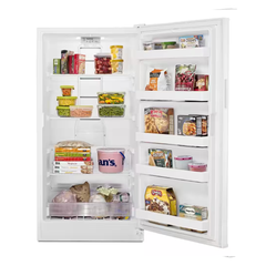 Upright Freezer 14.1 cu. ft. White Frost-Free Garage Ready