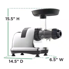 Slow Masticating Juicer 200W Cold Press Chrome J8006HDC