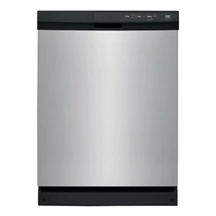 5 Cycles, 49 dBA 24" Top Control Dishwasher, Stainless Steel