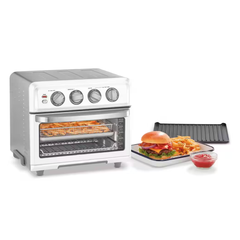 Toaster Oven Air Fryer with Grill 1800W 6-Slice White