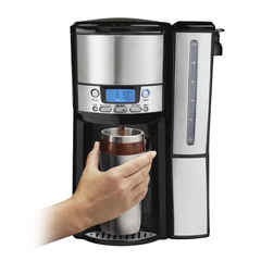 Coffee Maker with Reservoir BrewStation 12-Cup Stainless Steel Drip