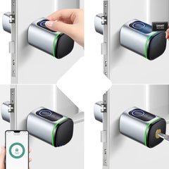 Smart Lock DIY Cylinder Fingerprint and App Unlock