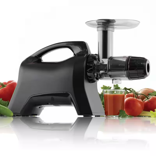 3-Stage Auge Matte Black Cold Press Masticating Juicer