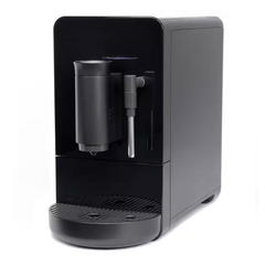 Frother & WiFi connected 1-Cup Black Espresso Machine with Grinder