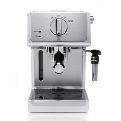 Manual Frother 15-Bar Stainless Steel Espresso Machine