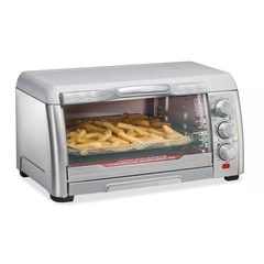 Toaster Oven with Air Fry 1400W 6-Slice Stainless Steel