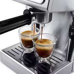 Manual Frother 15-Bar Stainless Steel Espresso Machine