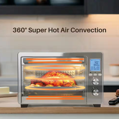 Digital Toaster Oven 1.31 Cu. Ft. 6-Slice Stainless Steel