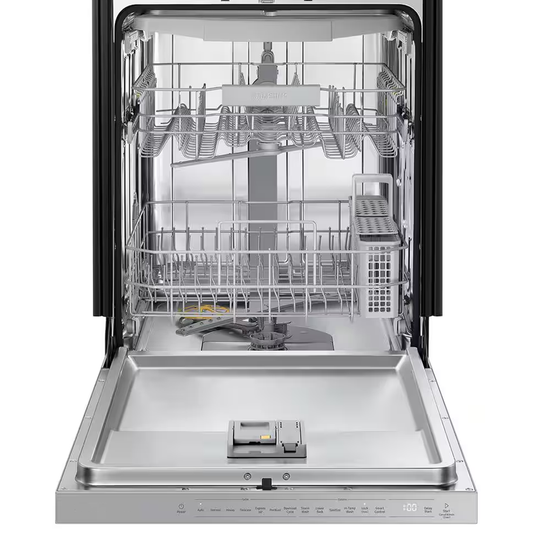 Smart 46 dBA Dishwasher with StormWash and AutoRelease Door, Stainless Steel.