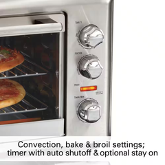 Rotisserie Stainless Steel Countertop Oven with Convection