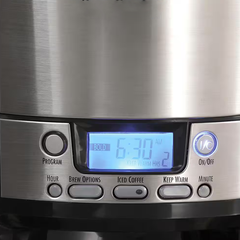 Coffee Maker with Reservoir BrewStation 12-Cup Stainless Steel Drip