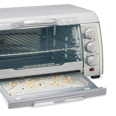 Toaster Oven with Air Fry 1400W 6-Slice Stainless Steel