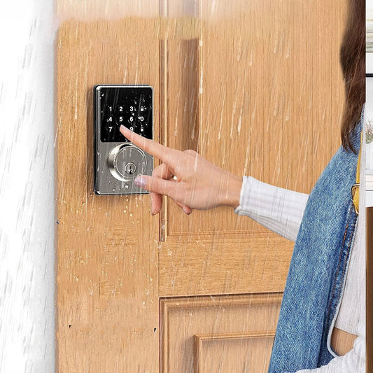 Smart Keyless Entry Lock Touchscreen App Unlock Easy to Install