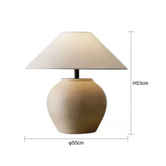 Creative Retro Ceramic LED Table Lamp Bedroom Decor