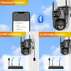 Enhanced Security WiFi Camera with Auto Tracking