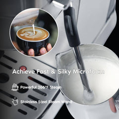 Machine with Frother CM5418 Silver Stainless Steel Espresso