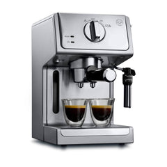 Manual Frother 15-Bar Stainless Steel Espresso Machine