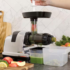 Slow Masticating Juicer 200W Cold Press Chrome J8006HDC